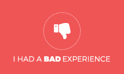 Please click here to tell us why you had a bad experience.